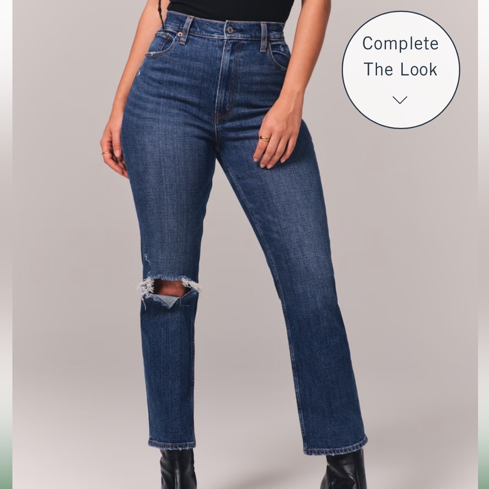 Abercrombie curve love destroy jeans